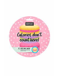 SENCE FACE SHEET MASK CALORIES MACARON 20ML
