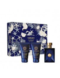 VERSACE COFFRET DYLAN BLUE EDT 50ML+SG50ML+AF 50ML
